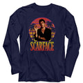 Scarface Miami Sunset Long Sleeve T-Shirt Hoodie, Sweatshirt | CoreVibeTees.com