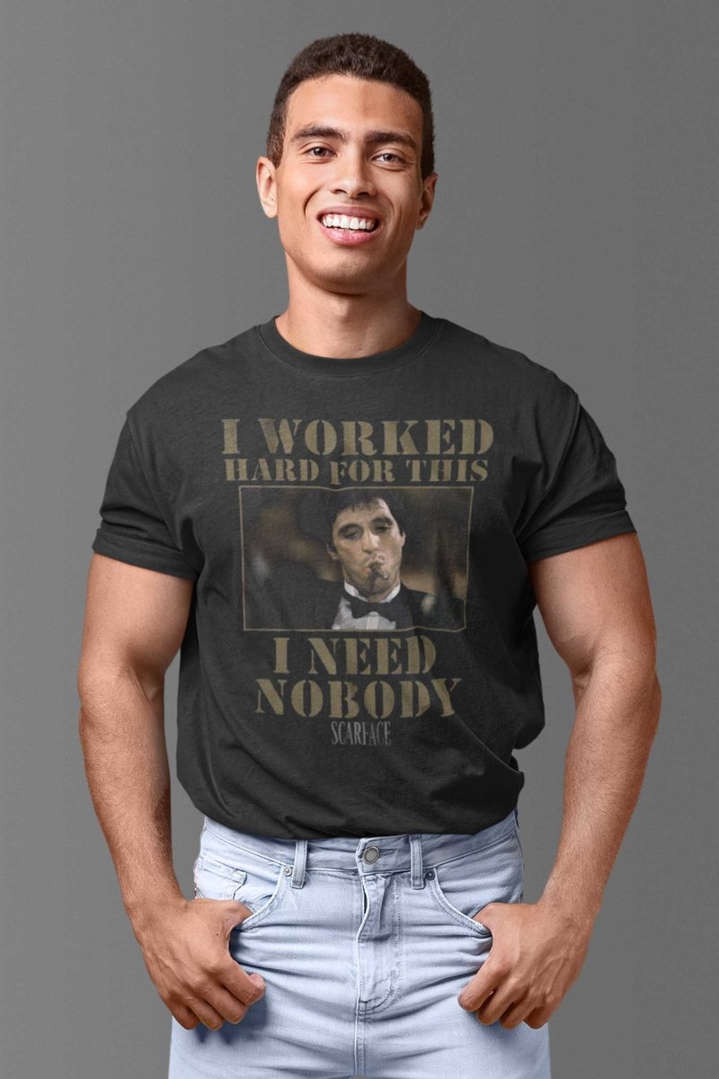 Scarface Nobody T-Shirt Hoodie, Sweatshirt | CoreVibeTees.com (Image 1)