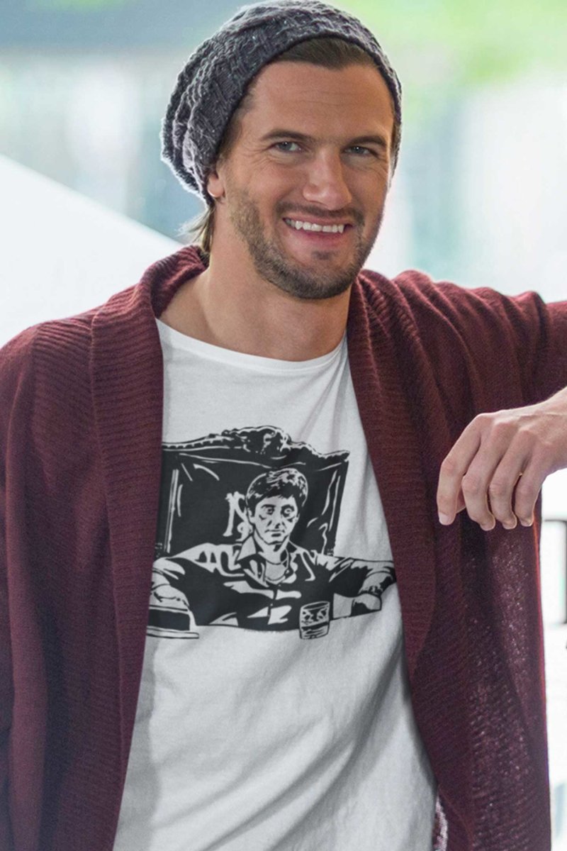 Scarface Tonyatdesk T-Shirt Hoodie, Sweatshirt | CoreVibeTees.com (Image 1)