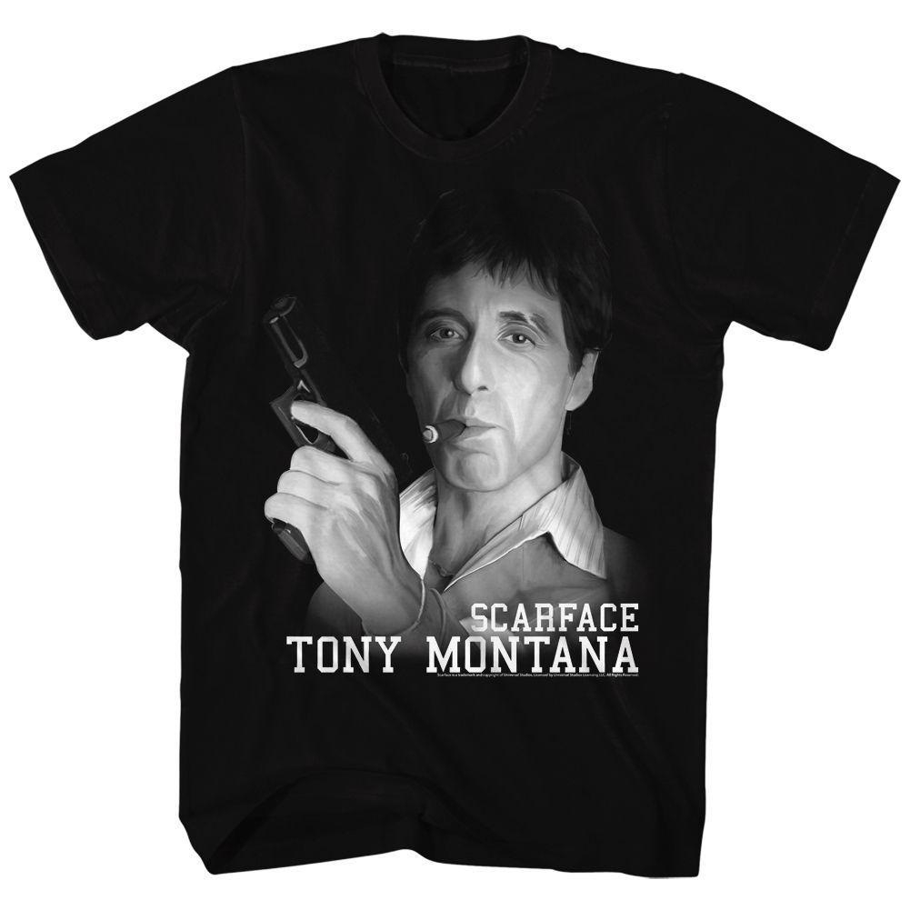 Scarface Tony'S Got A Gun Boyfriend Tee Hoodie, Sweatshirt | CoreVibeTees.com
