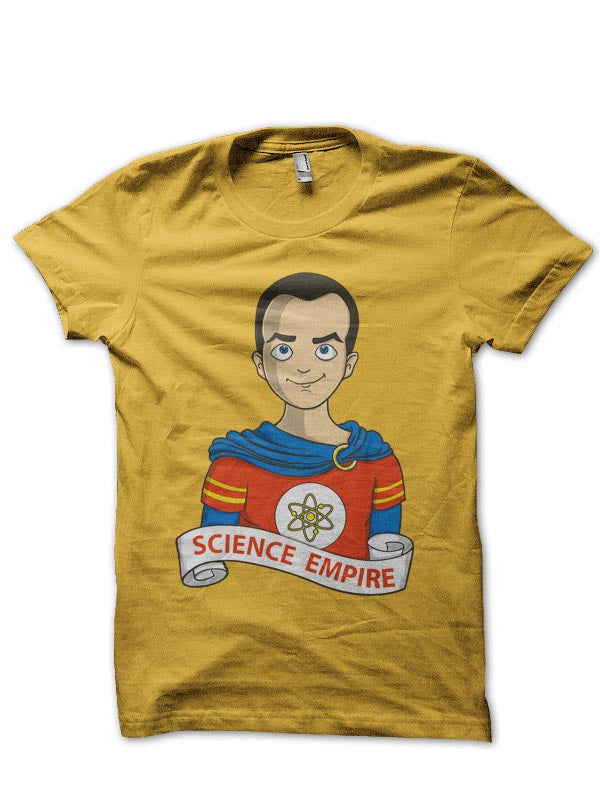 Science Empire Yellow Tee Hoodie, Sweatshirt | CoreVibeTees.com