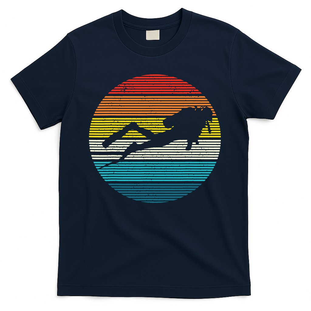 Scuba Diving Vintage Retro Ocean Scuba Diver Gift T-Shirt Hoodie, Sweatshirt | CoreVibeTees.com