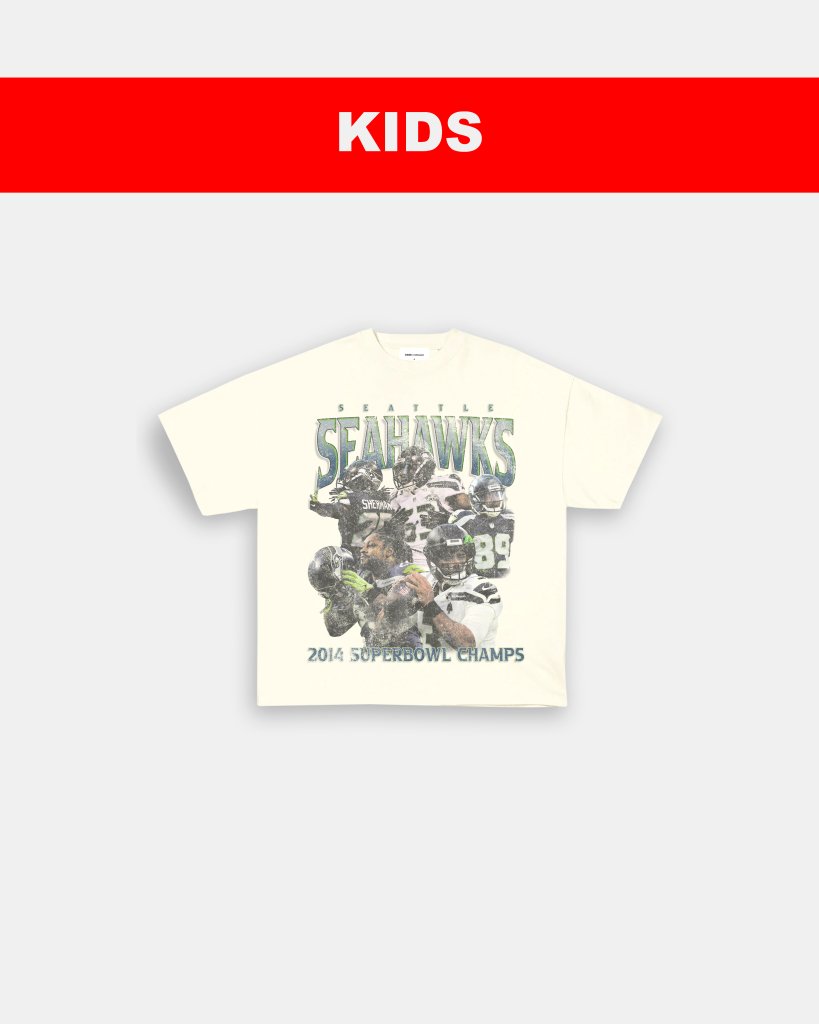 SEAHAWKS - KIDS TEE Hoodie, Sweatshirt | CoreVibeTees.com (Image 4)