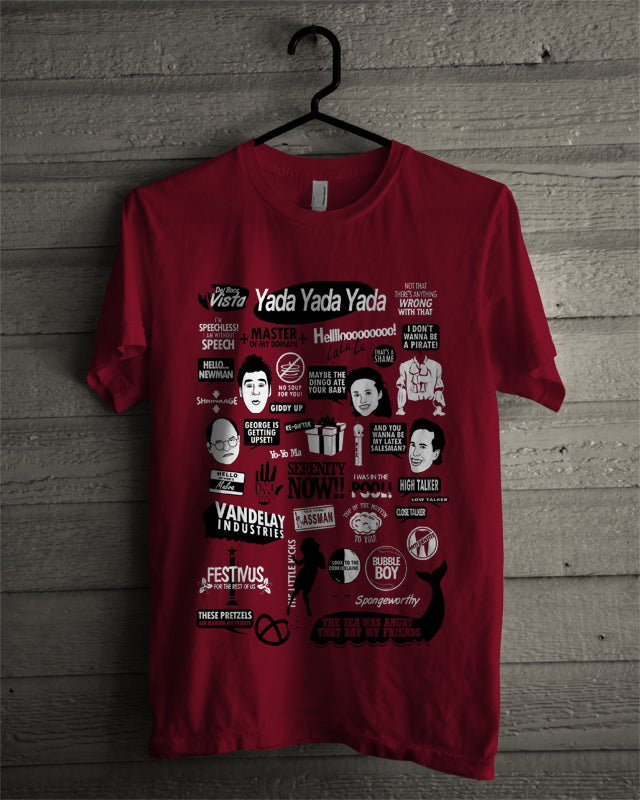 Seinfeld Maroon T-Shirt Hoodie, Sweatshirt | CoreVibeTees.com