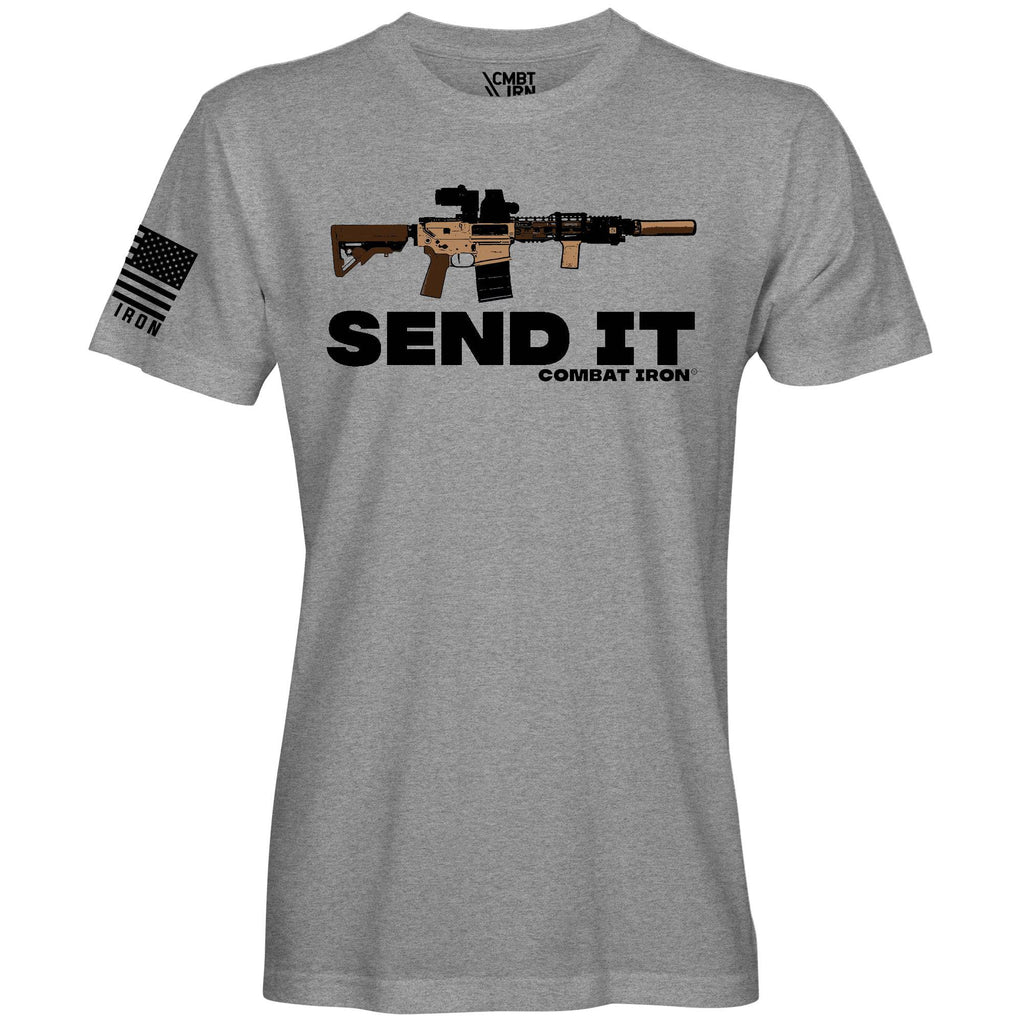 Send It Long Gun Men's T-Shirt Hoodie, Sweatshirt | CoreVibeTees.com (Image 2)