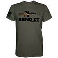 Send It Long Gun Men's T-Shirt Hoodie, Sweatshirt | CoreVibeTees.com (Image 1)