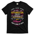 September Girl Always Listens T-Shirt Hoodie, Sweatshirt | CoreVibeTees.com