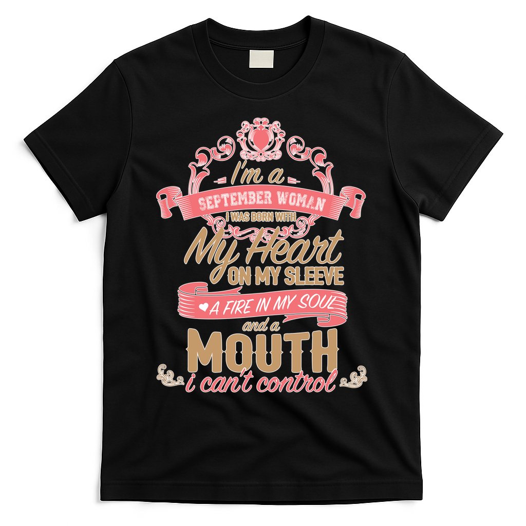 September Woman Heart and Soul T-Shirt Hoodie, Sweatshirt | CoreVibeTees.com