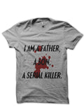 Serial Killer Grey Tee Hoodie, Sweatshirt | CoreVibeTees.com