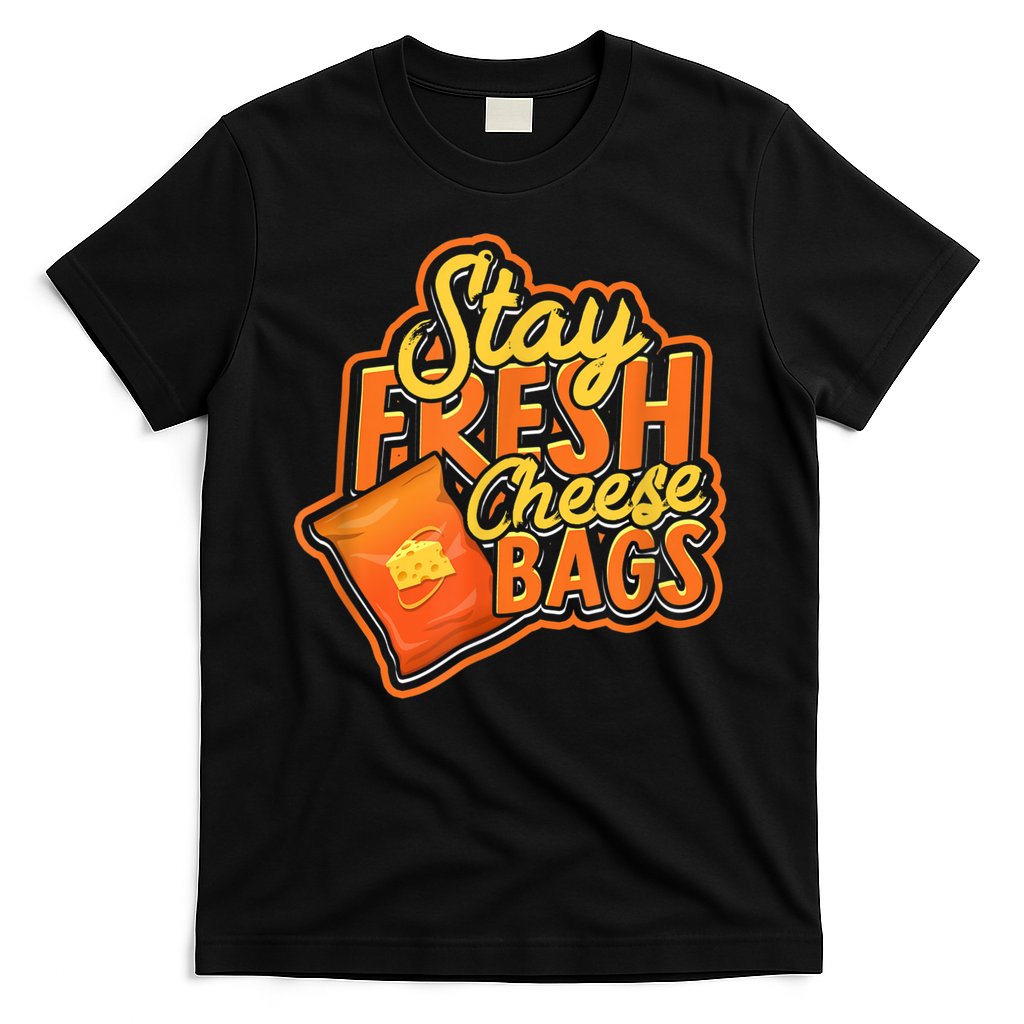 Stay Fresh Cheese Bags Dairy Cream Cheese And Parmesan T-Shirt Hoodie, Sweatshirt | CoreVibeTees.com