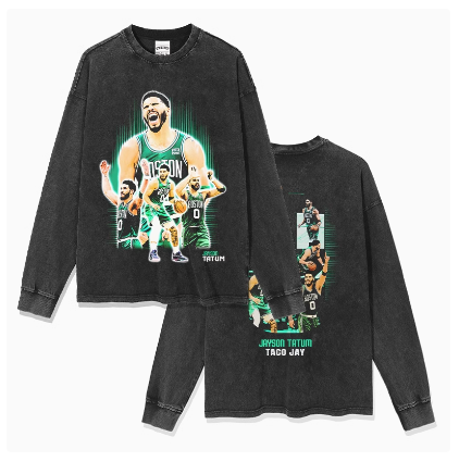 Jayson Tatum Sweatshirt NBA 2024 Style006 T-Shirts, Hoodie | CoreVibeTees.com (Image 1)