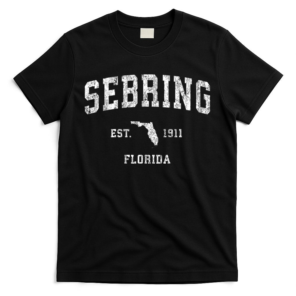 Sebring Florida Fl Vintage Athletic Sports T-Shirt Hoodie, Sweatshirt | CoreVibeTees.com