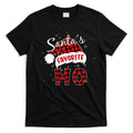 Santas Favorite Ho Christmas Red Plaid Buffalo Pajama T-Shirt Hoodie, Sweatshirt | CoreVibeTees.com