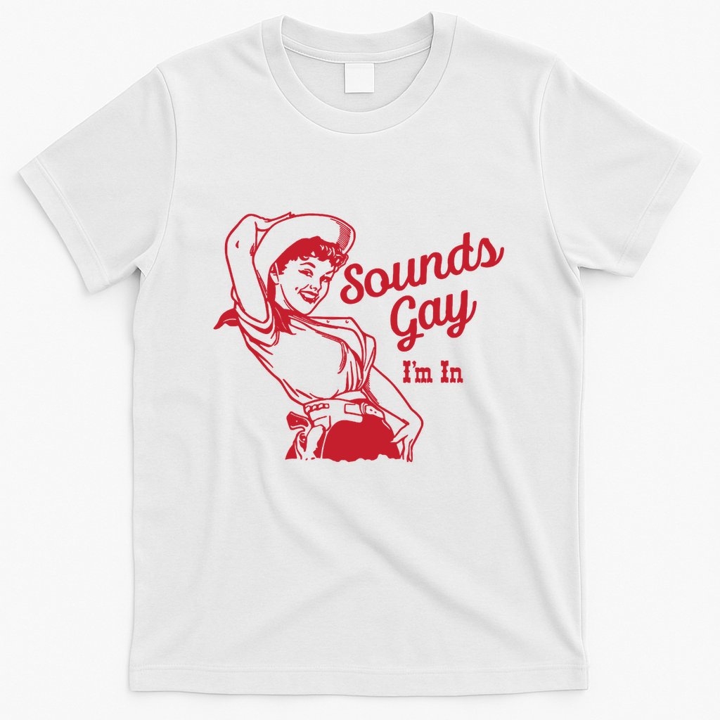 Sounds Gay IM In Retro Lgbt 80s Pride T-Shirt Hoodie, Sweatshirt | CoreVibeTees.com