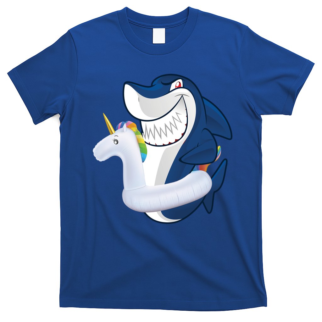 Shark Unicorn Float Pool Party T-Shirt Hoodie, Sweatshirt | CoreVibeTees.com