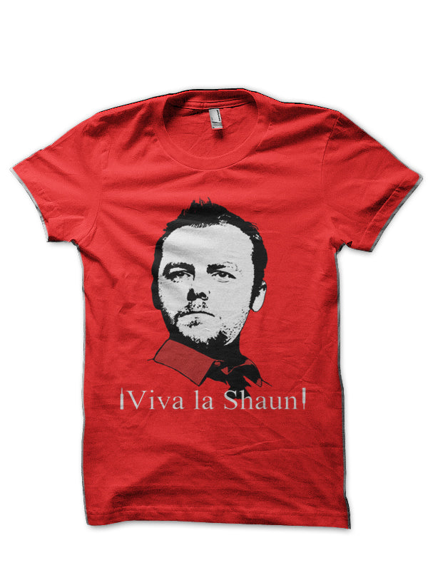 Viva La Shaun! Red T-Shirt Hoodie, Sweatshirt | CoreVibeTees.com