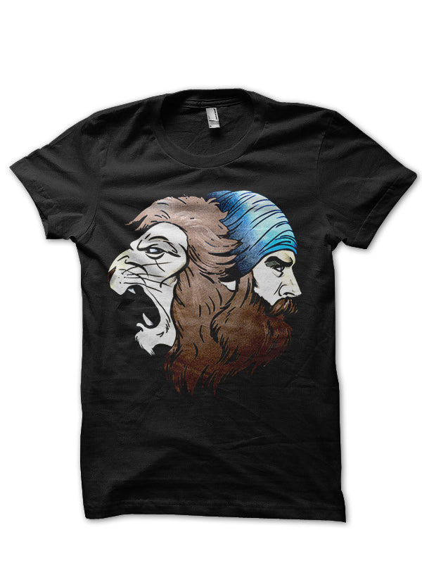 Punjabi Sher Black T-Shirt Hoodie, Sweatshirt | CoreVibeTees.com