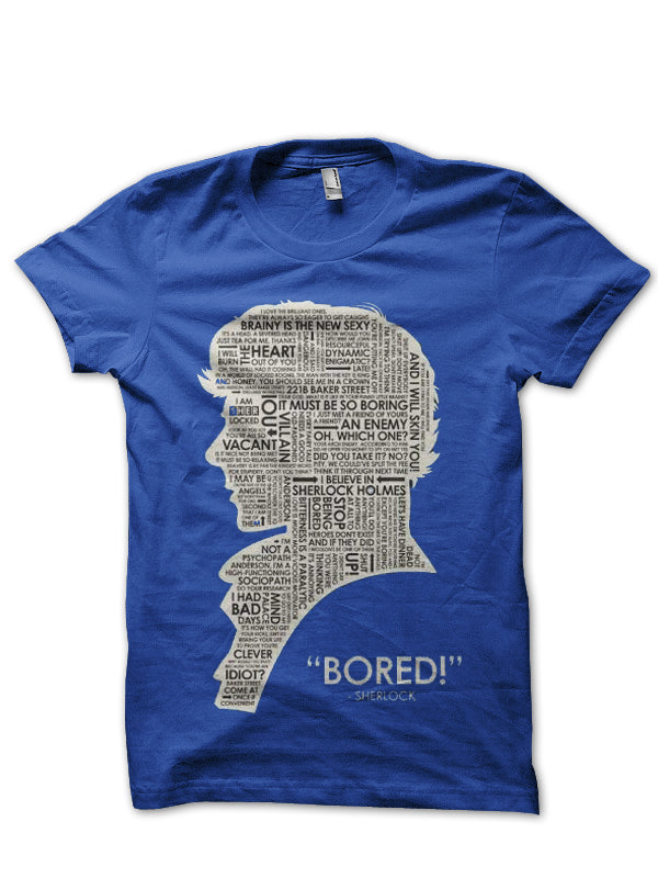 Sherlock Blue Tee (Black Available) Hoodie, Sweatshirt | CoreVibeTees.com
