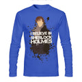 Sherlock Holmes Blue Full Sleeve Tee Hoodie, Sweatshirt | CoreVibeTees.com