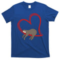 Sloth Heart Funny Gift Love Sloths Funny Gift Funny Gift T-Shirt Hoodie, Sweatshirt | CoreVibeTees.com
