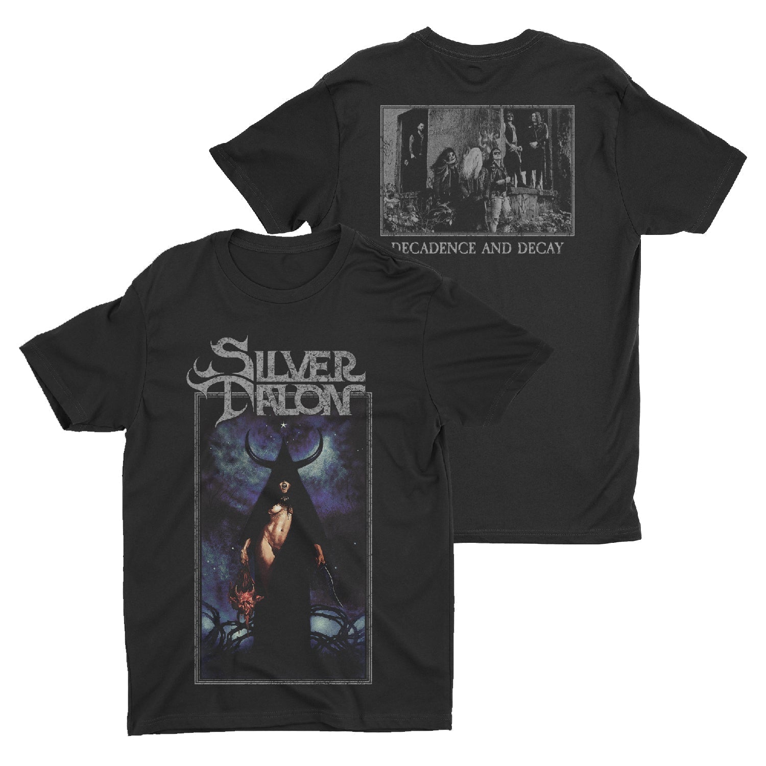 Silver Talon - Decadence And Decay t-shirt Hoodie, Sweatshirt | CoreVibeTees.com (Image 1)