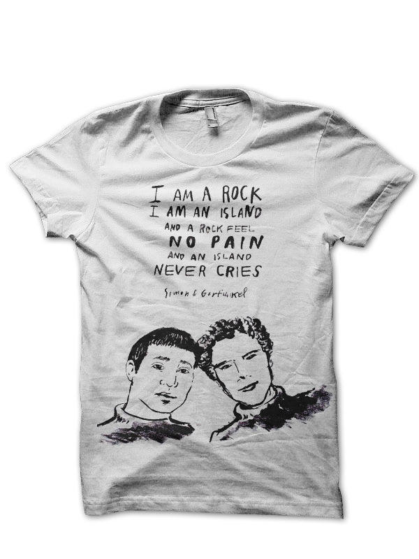 Simon & Garfunkel White Tee Hoodie, Sweatshirt | CoreVibeTees.com