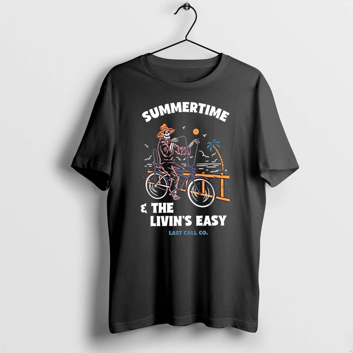 Skeleton Summertime And The Livins Easy Last Call Co 0 Tshirts Sweater