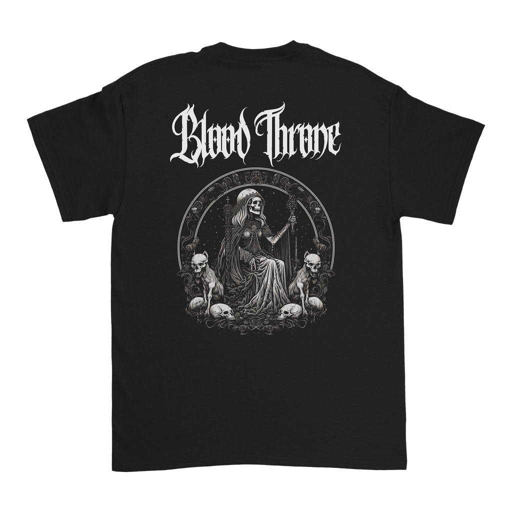 Blood Throne - Skeleton Woman T-Shirt Hoodie, Sweatshirt | CoreVibeTees.com (Image 3)