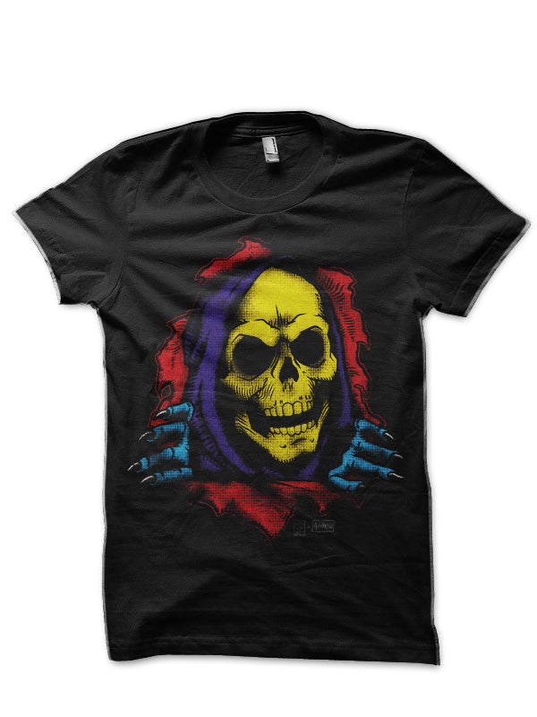 Skeletor Black Half Sleeve T-Shirt Style012 Hoodie, Sweatshirt | CoreVibeTees.com