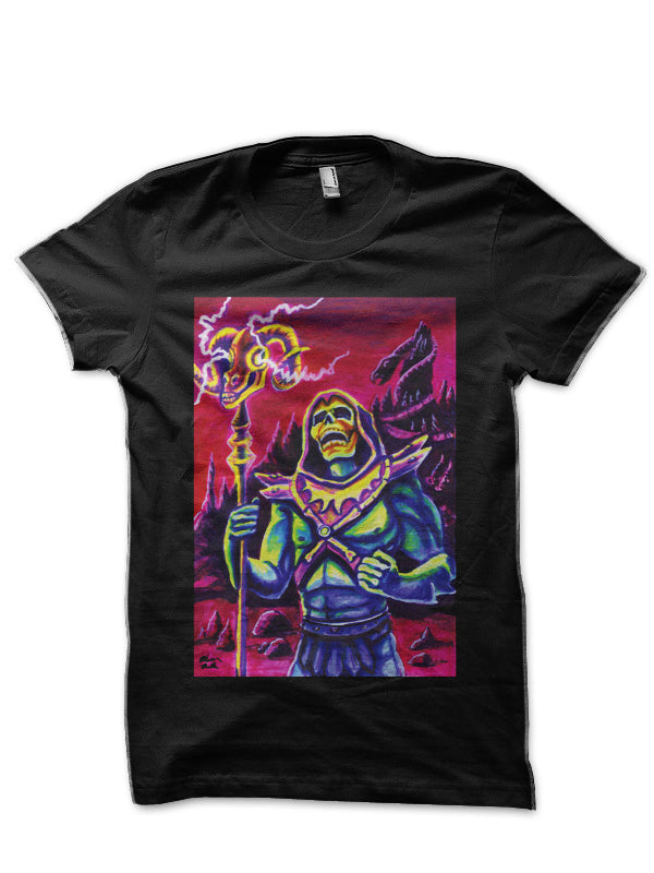 Skeletor Black Half Sleeve T-Shirt Style009 Hoodie, Sweatshirt | CoreVibeTees.com