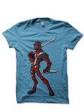 Skinny Deadpool Light Blue Tee (Yellow & Grey Available) Hoodie, Sweatshirt | CoreVibeTees.com