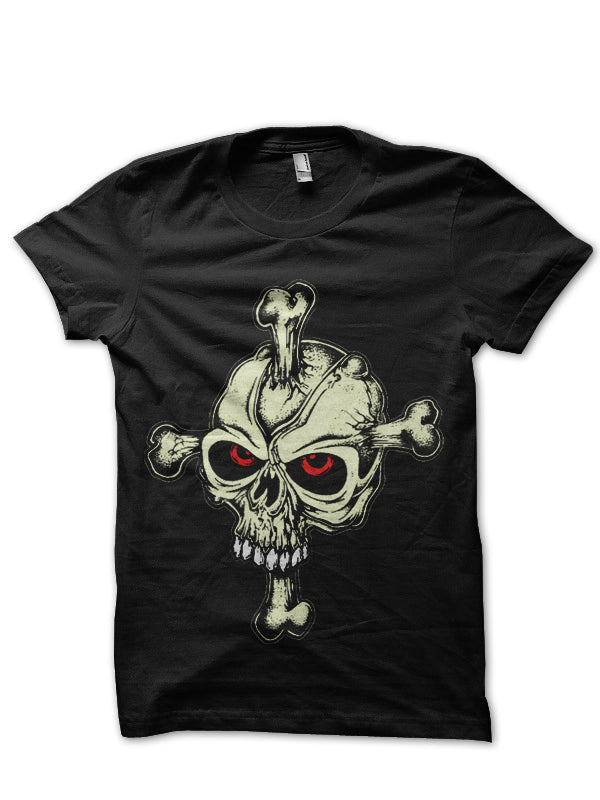 Skull & Cross Bones Black T-Shirt Hoodie, Sweatshirt | CoreVibeTees.com