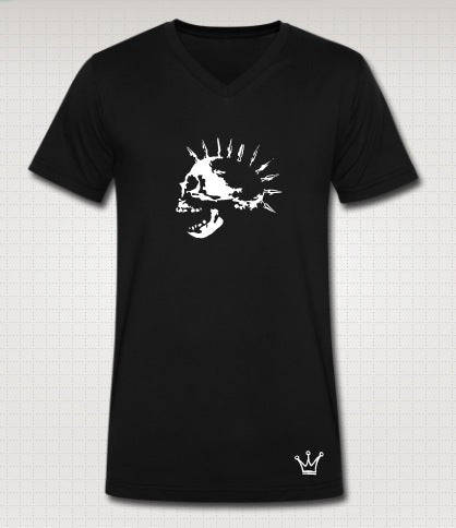 Spike Skull V-neck T-Shirts, Hoodie, Sweatshirt | CoreVibeTees.com
