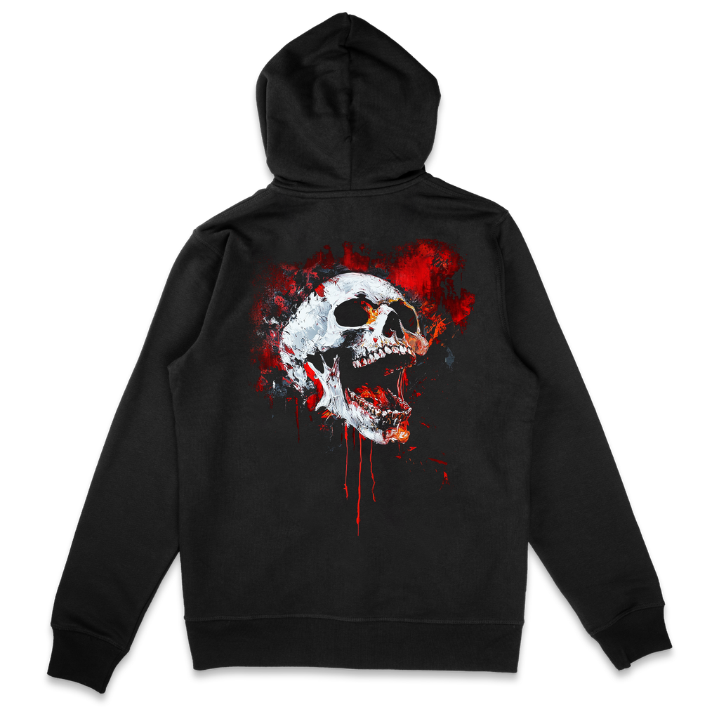 EXTOL - Skull Zip Hoodie T-Shirts, Sweatshirt | CoreVibeTees.com (Image 3)
