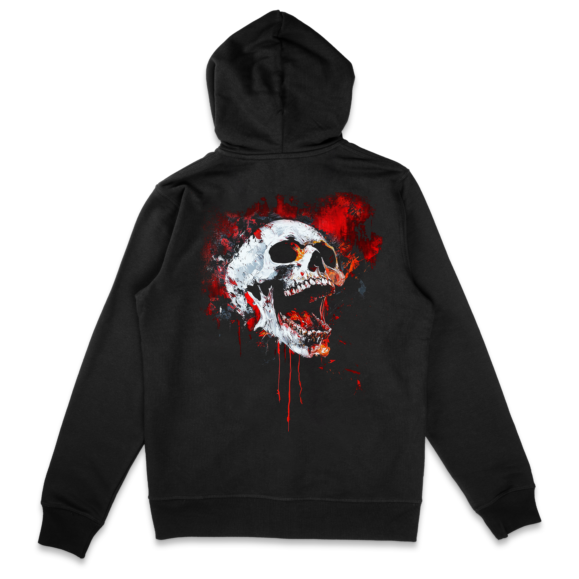 EXTOL - Skull Zip Hoodie T-Shirts, Sweatshirt | CoreVibeTees.com (Image 3)