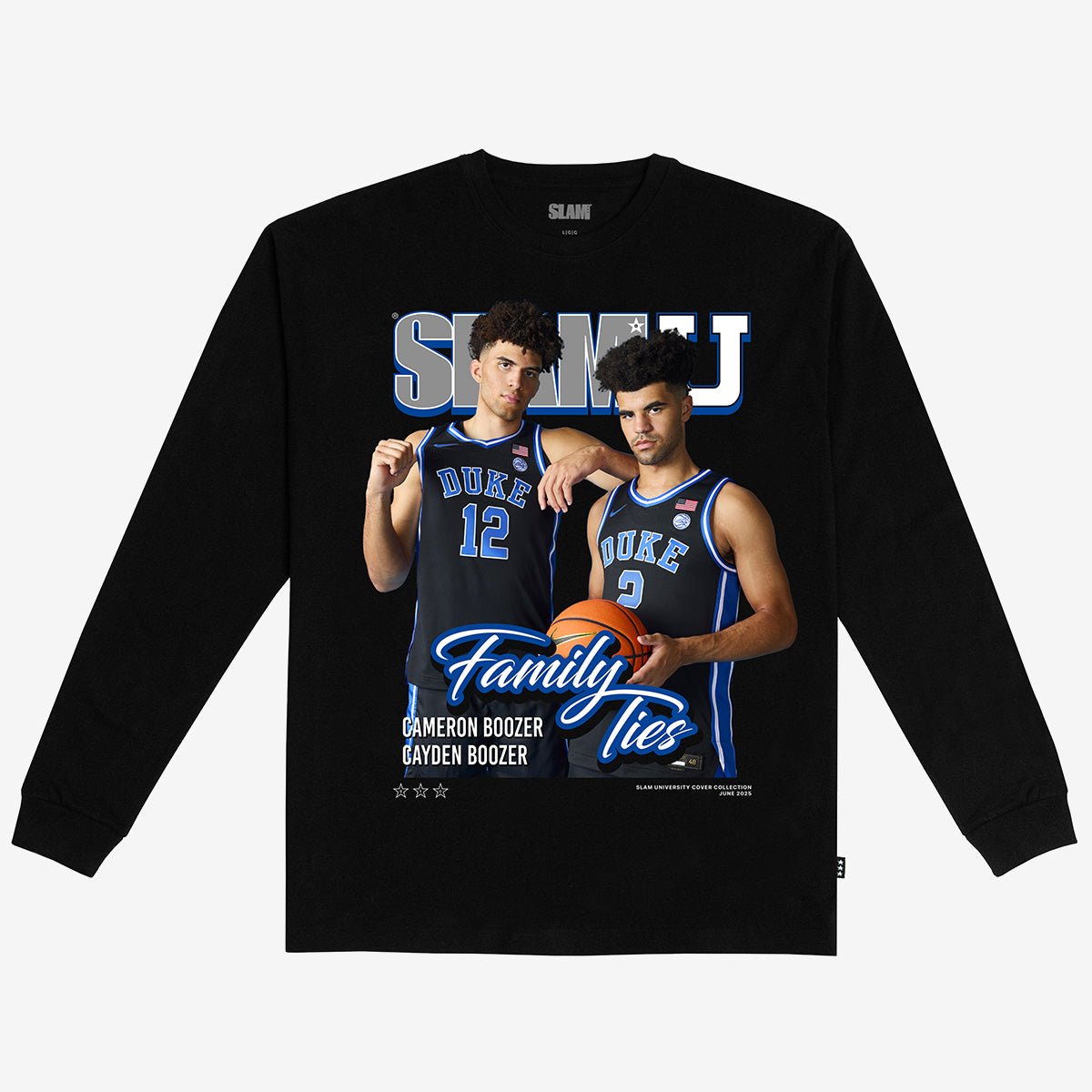 SLAM Cover L/S Tee - Cameron & Cayden Boozer (SLAMU 10) Hoodie, Sweatshirt | CoreVibeTees.com (Image 1)