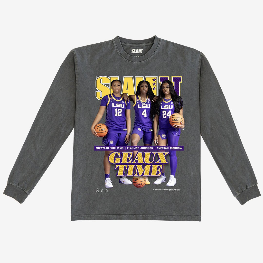 SLAM Cover L/S Tee - LSU (SLAMU 5) Hoodie, Sweatshirt | CoreVibeTees.com (Image 1)