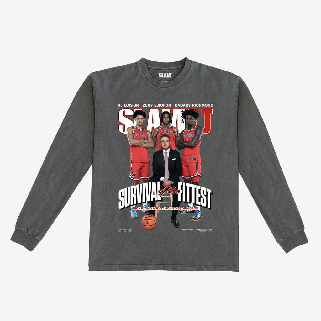 SLAM Cover L/S Tee - St. John's (SLAMU 4) Hoodie, Sweatshirt | CoreVibeTees.com (Image 1)