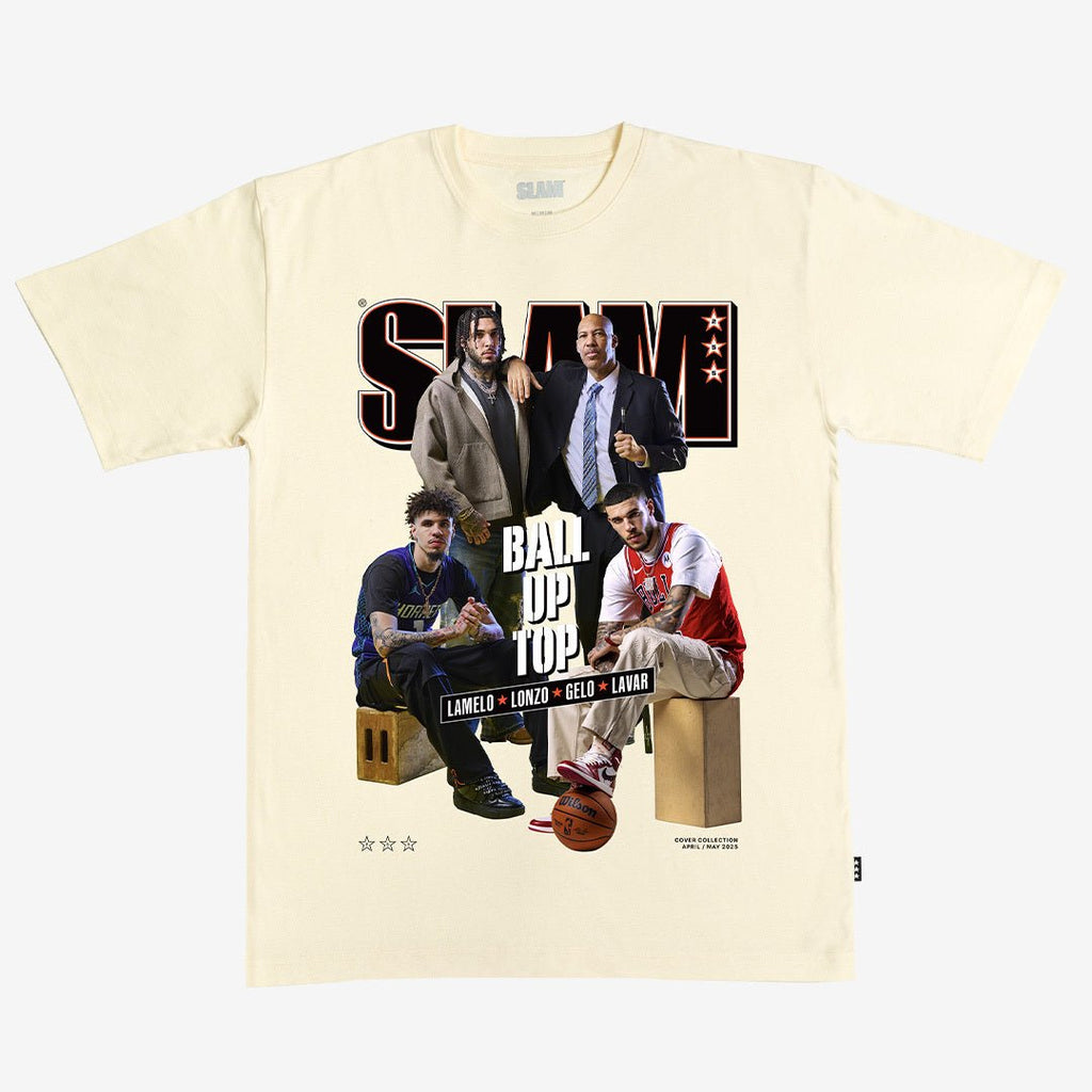 SLAM Cover Tee - LaMelo, Lonzo, LiAngelo, LaVar (SLAM 255) Hoodie, Sweatshirt | CoreVibeTees.com (Image 3)