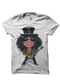 Slash White T-Shirt Hoodie, Sweatshirt | CoreVibeTees.com
