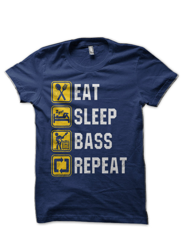 Eat Sleep Bass Repeat T-Shirt Hoodie, Sweatshirt | CoreVibeTees.com
