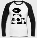 Sleeping Panda Raglan Tee Hoodie, Sweatshirt | CoreVibeTees.com