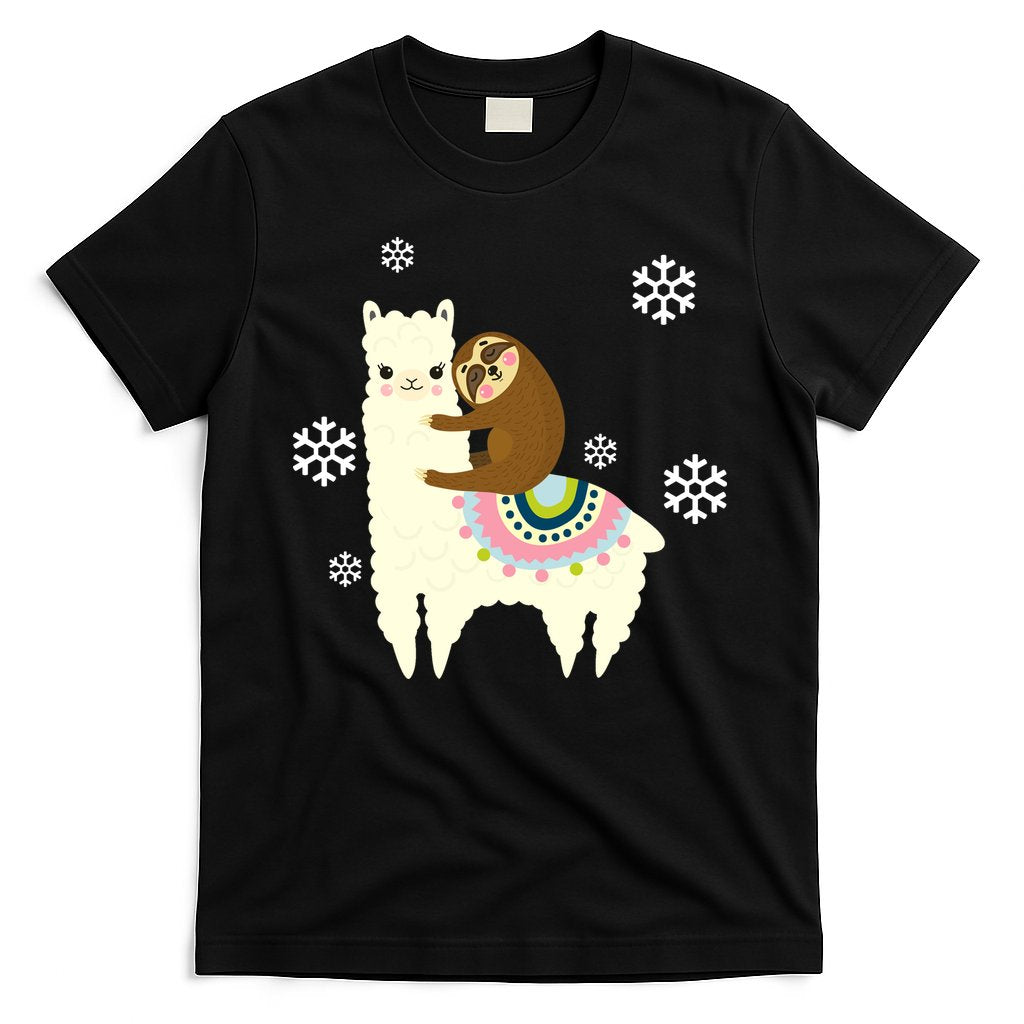 Sloth Riding Llama T-Shirt Hoodie, Sweatshirt | CoreVibeTees.com