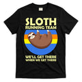 Sloth Running Team T-Shirt Hoodie, Sweatshirt | CoreVibeTees.com