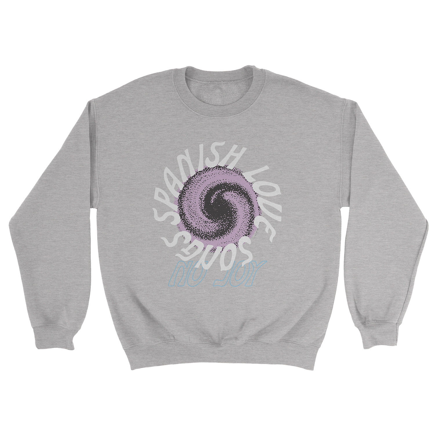 Swirl Crewneck Sweatshirt (Grey Marle) T-Shirts, Hoodie | CoreVibeTees.com (Image 1)