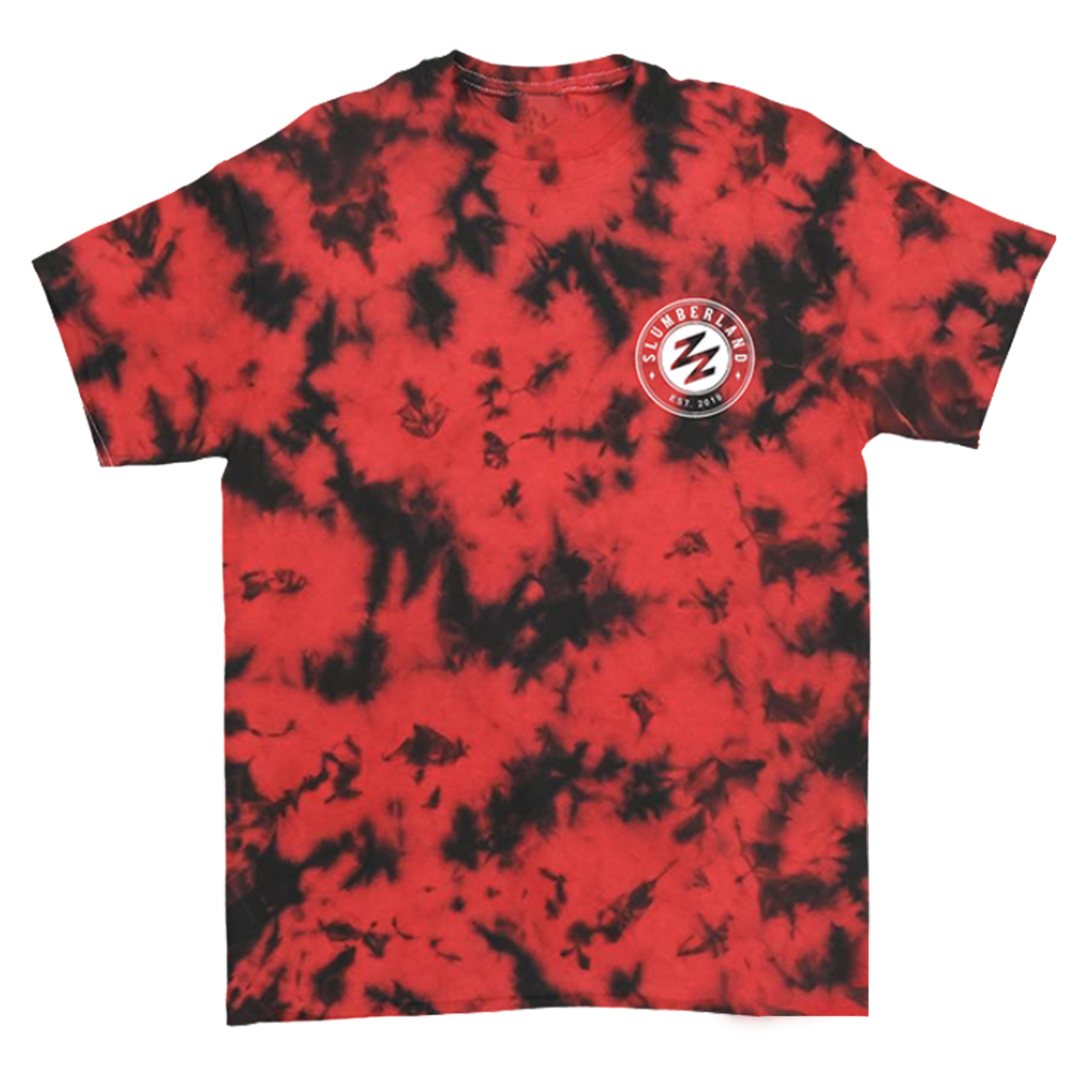 Slumberland - Red Tie Dye Tee Hoodie, Sweatshirt | CoreVibeTees.com (Image 1)