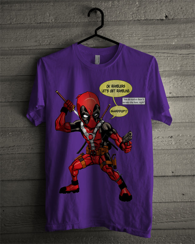 Deadpool Purple Tee (Red Available) Hoodie, Sweatshirt | CoreVibeTees.com