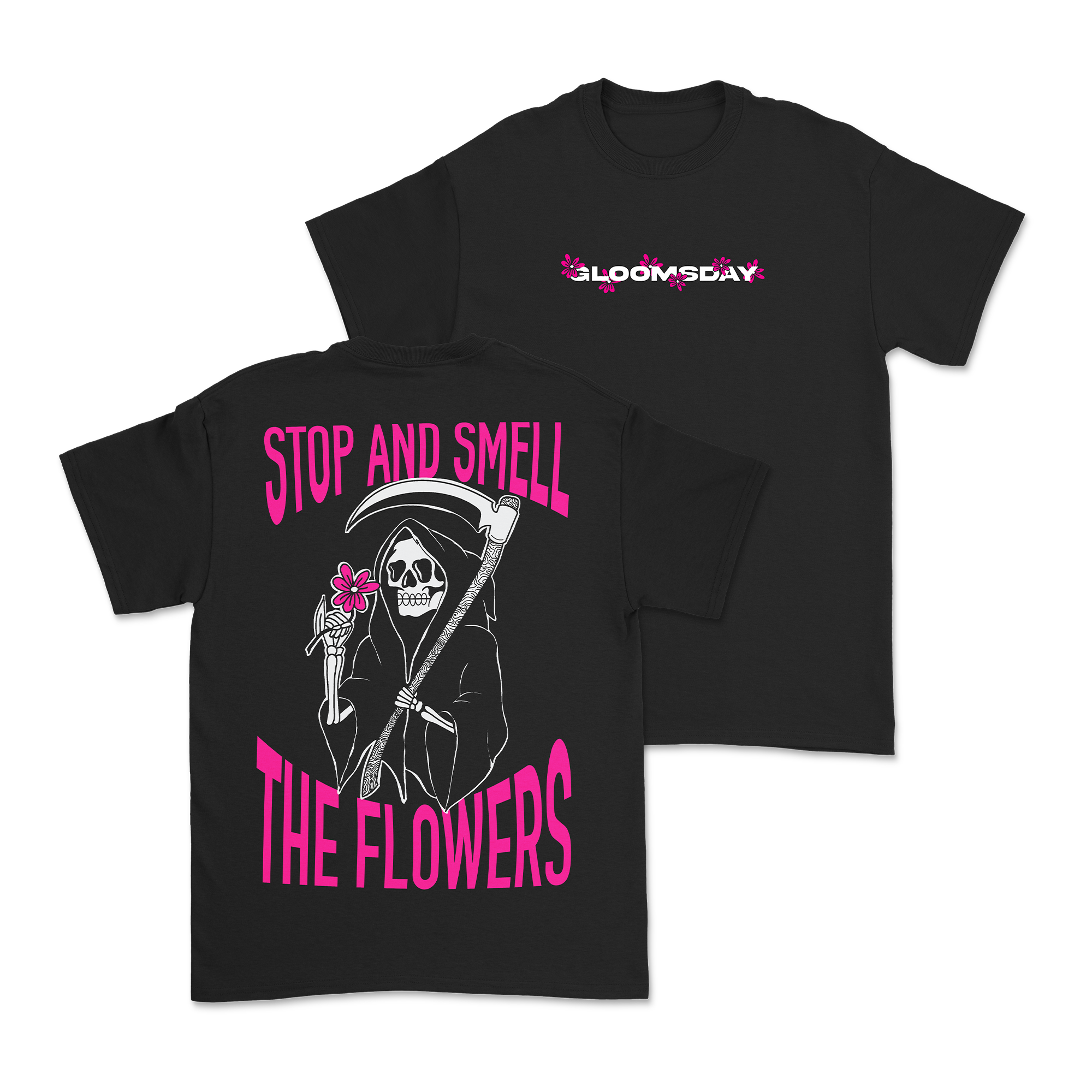 GLOOMSDAY - Smell The Flowers Shirt Hoodie, Sweatshirt | CoreVibeTees.com (Image 1)