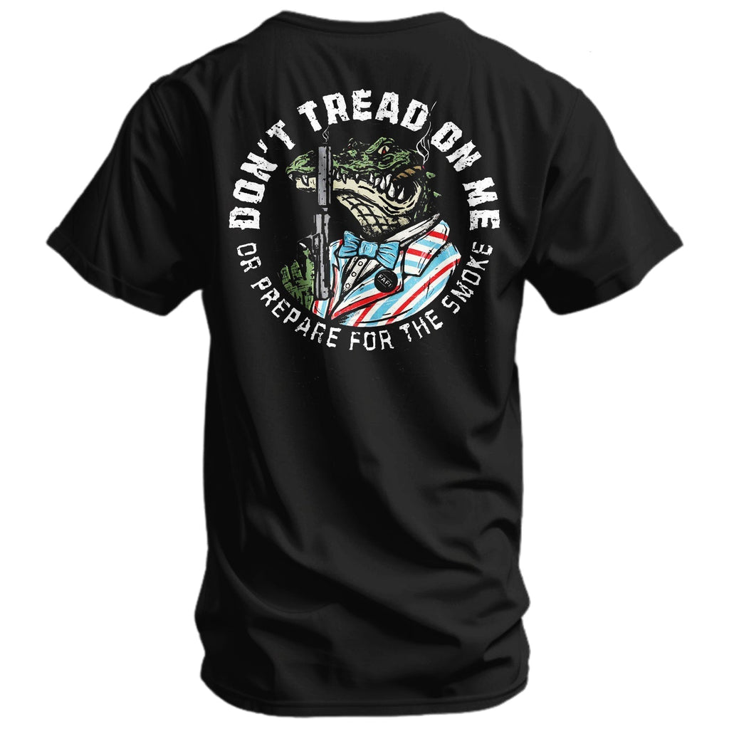 Don't Tread On Me Or Prepare For The Smoke Men's T-Shirt Hoodie, Sweatshirt | CoreVibeTees.com (Image 1)