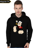 Popeye the Sailor Man Black Hoodie T-Shirts, Sweatshirt | CoreVibeTees.com